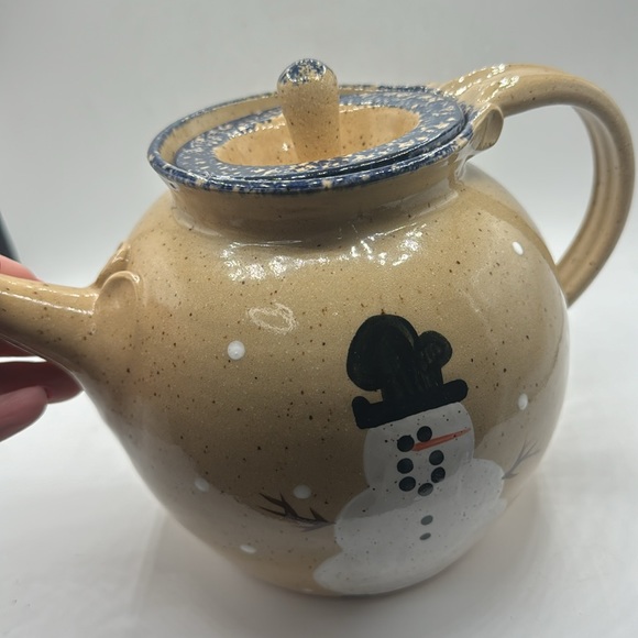 Three Rivers Pottery Teapot snowman - Picture 9 of 10